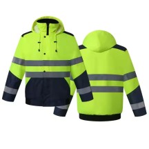 Safety Reflective Hivis Workwear Traffic Riding Motorbike Hivis Jacket